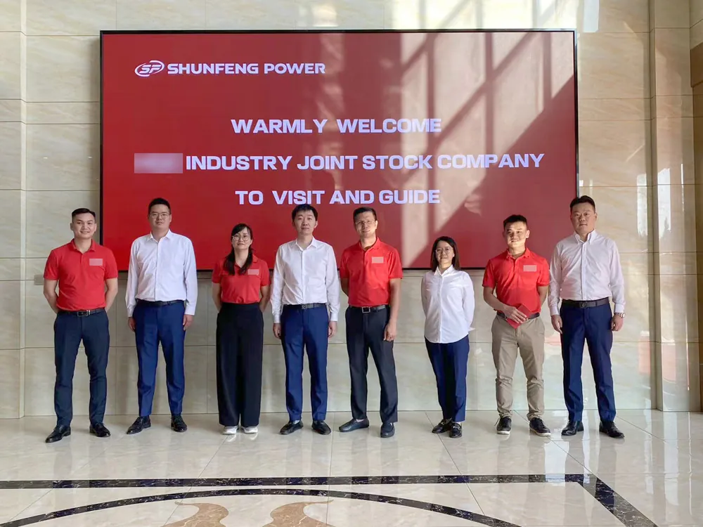 GOODWIND welcome group photo with visiting Vietnamese generator customers