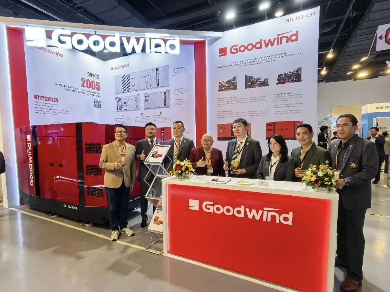 GOODWIND team group photo at the 2025 Philippines power exhibition