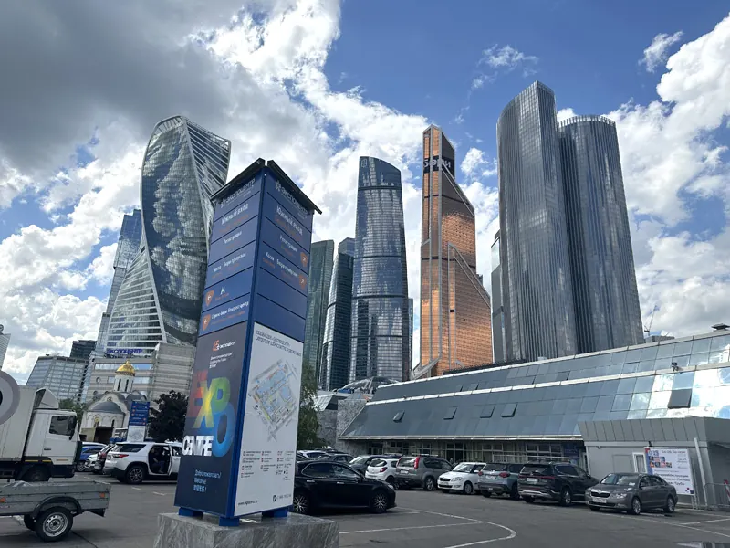 Moscow Expocentre venue for the Russia Elektro 2024 electrical power exhibition