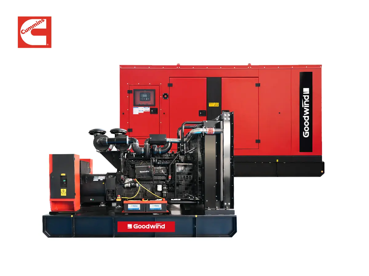 Grupo electrógeno diésel Goodwind con motor Cummins